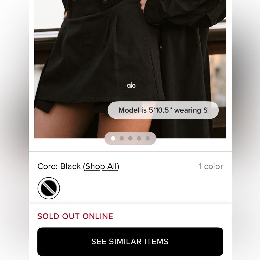 Alo: Good Days Mini Skirt - Picture 10 of 10